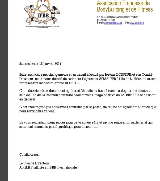Agrement reunion