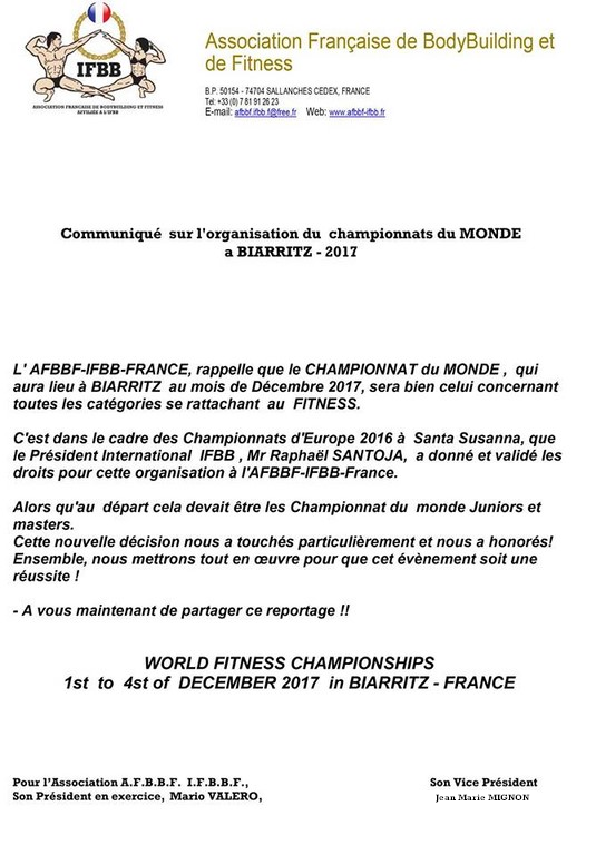 Monde ifbb feminin 1