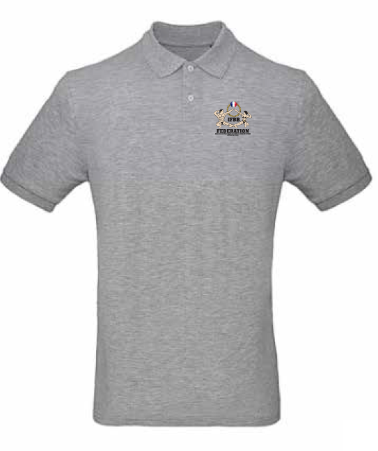 Polo homme gris